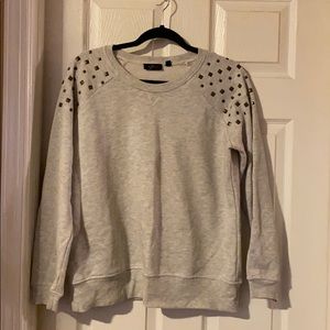 Light Gray Sweatshirt w jewels